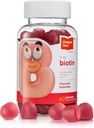 Certified Kosher Zahler Chapter One Biotin Gummies for Strengthening Hair, Skin, and Nails - 60 Flavored Gummies