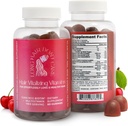 Non-GMO Hair Vitamins for Men and Women - Long Hair Vitalizing Gummies with Pantothenic Acid, Folic Acid, and Biotin - 60 Count