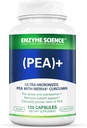 All-Natural Enzyme Science Pea+ Capsules with Meriva Curcumin for Nervous, Immune, & Muscular System Support