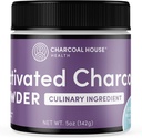 5oz Charcoal House ULTRA FINE Coconut Activated Charcoal Powder for Culinary and Cosmetic Use - Velvety Smooth Texture for Smoothies, Ice Creams, Pastries, and Soaps - Soft Finish, No Grit