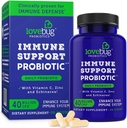 40 Billion CFU Probiotic with Vitamin C, Zinc, Echinacea - Immune Support for Men & Women - 30 Capsules