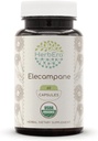 USDA Organic Elecampane Root Capsules - 60 Count, 500mg - HerbEra Elecampane Dietary Supplement