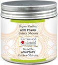 Certified Organic Greenwood Essential Pure Amla Powder - 100% Natural Therapeutic Grade 100gm