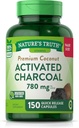 Activated Charcoal Capsules 780 mg | 150 Count | Non-GMO & Gluten Free | Value Size Supplement by Nature's Truth