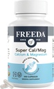 Kosher Cal/Mag Calcium Magnesium Supplement for Bone & Joint Support - Vegetarian/Vegan Friendly - 100 Capsules