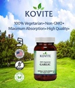 Vegetarian Garlic Supplement - 90 Capsules, 500mg Each
