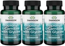 Propionyl L-Carnitine with Glycine Supplement for Heart Health, Energy, Muscle Strength - 180 Vegetarian Capsules