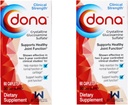 WynnPharm Dona Crystalline Glucosamine Sulfate 750mg Joint Supplement Pills for Knee & Joint Health - 60 Count x 2 Pack