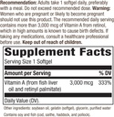 High Potency Nature's Way Vitamin A Softgels - 10000 IU - 100 Count
