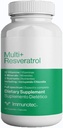 Immunotec Multi+ Resveratrol Full Spectrum Dietary Supplement with 13 Vitamins, 5 Minerals, and Chlorella