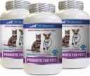 Probiotic Pet Supplements for Cats and Dogs - Bad Breath and Gas Relief - Immune Boost - Digestive Support - 180 Treats